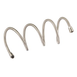 JAKARDA 72-inch Extra Long Brushed Nickel Shower Hose Replacement, 304 Stainless Steel Made Long Hand Held Shower Hose With Brass Fitting (72-inch, Brushed Nickel Finish)