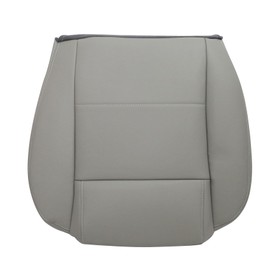 Priprilod Non Perforated Light Gray Driver Side Bottom Replacement Seat Cover Fit for Ford Mustang V6 2005 2006 2007 2008 2009