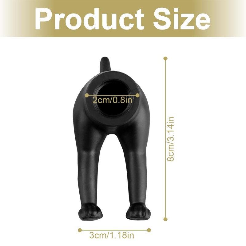 GLADFRESIT 2PCS Poop Dog Butt Toothpaste Dispenser Funny Toothpaste Squeezer
