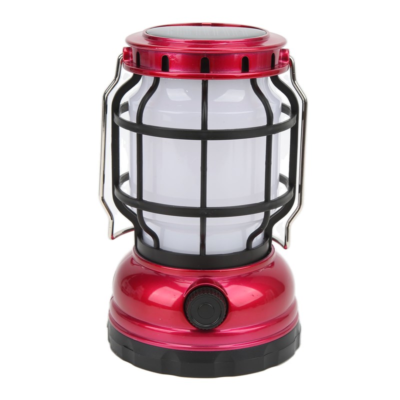 LED Camping Lantern USB Rechargeable Solar Powered Camping Light for
