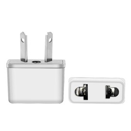 Strhowill (10Pcs) Australia Standard Travel Plug adapters,EU/US Socket to AU Plug,2 Hole sockets Conversion Applicable to Europe/Germany/America Plugs,AUS Plug (White)