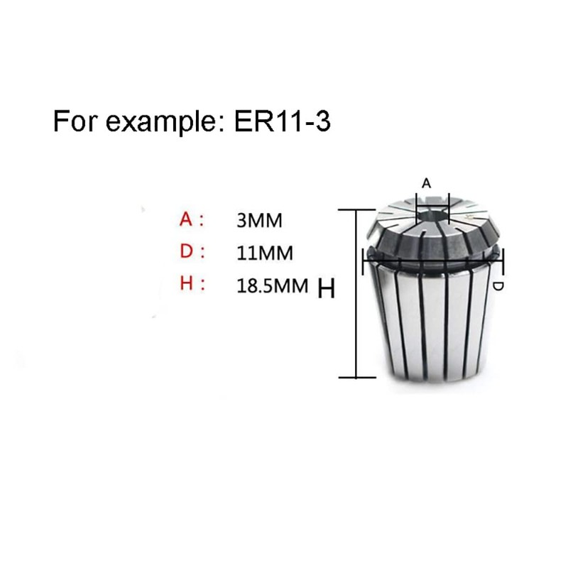 4mm ER11 Collet, 1 Pcs Spring Collet for CNC Engraving