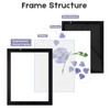 Frametory, 8.5x11 Picture Frame with Glass, Tabletop & Wall Horizontal
