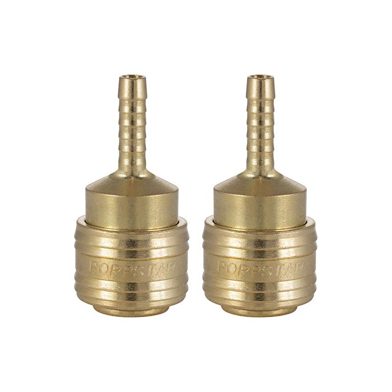 Poppstar 2x Quick Coupling Compressed Air NW 7.2 with Hose