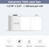 Supvan Cinta Etiquetar T50m Adaptada Etiquetas Paquetes Recambio Color Blanco