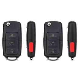 Replacement Flip Key Fob for Volkswagen Tiguan 2016 FCC NBG010180T Part Number 5K0837202 5K0837202AK 5K0837202AE Pack of 2