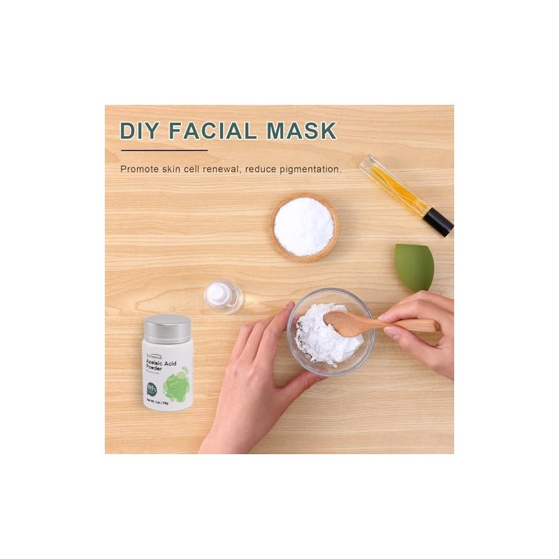 Ácido azelaico en polvo, 1 oz, 99,9 de pureza, grado