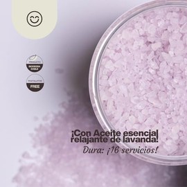 NIMBO Sales para Spa de Pies con Aceites Esenciales de Lavanda, Sales de Baño