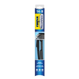Rain-X 850025 RearView 14-B Rear Wiper Blade, 14 Inch Composite Rear Wiper Blade, Fits Rock Lock 3 (Pack Of 1), Automotive Replacement Wiper Blades That Meet Or Exceed OEM Quality And Design Standards