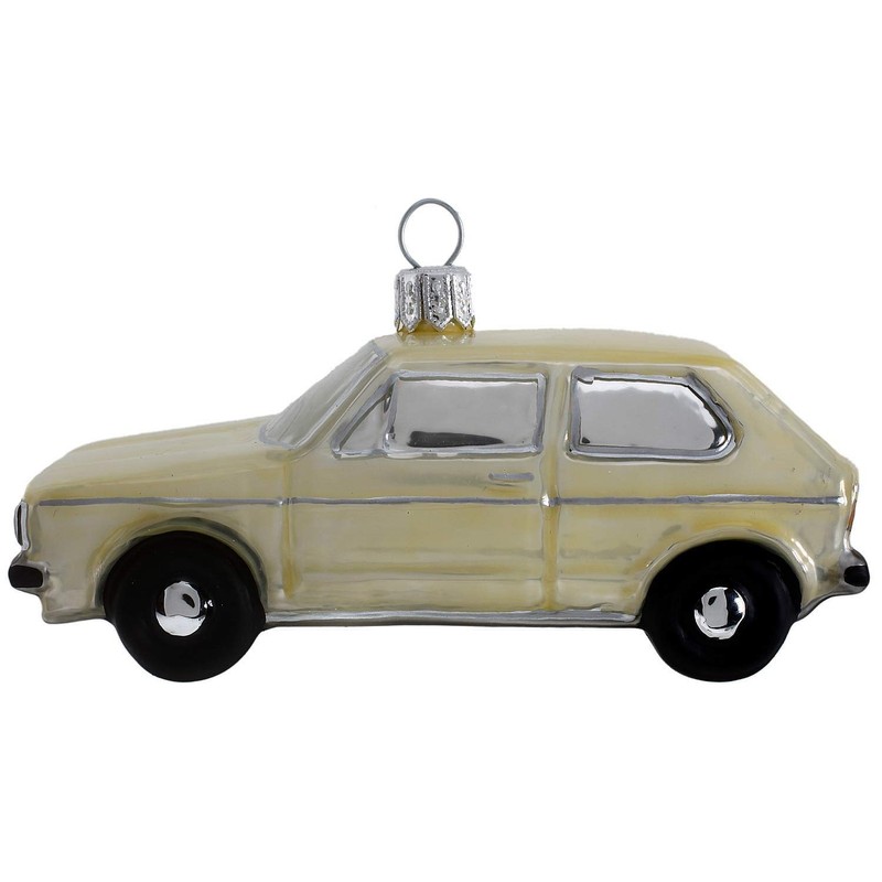 Hamburger Weihnachtskontor - Christmas Tree Decoration VW Golf (White)