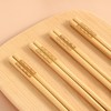 SEMORK 20 Pairs Bamboo Chopsticks Reusable, Dishwasher Safe, Japanese &