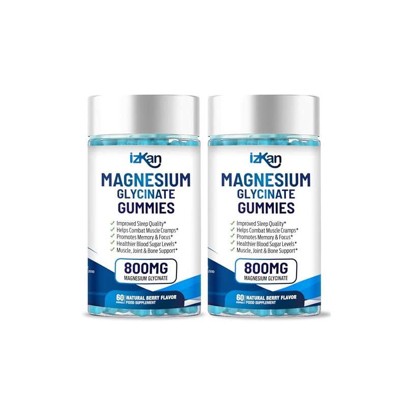 Magnesium Glycinate 1600mg with Calcium, Potassium, Vitamin D & CoQ10