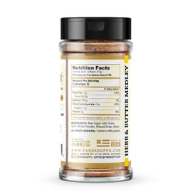 Underground Bio Labs | Prep By Jefe Premium Seasoning | Low Sugar/Sodium | MSG/Gluten Free | 7 Mouthwatering Flavors (5oz) (Herb & Butter Medly)