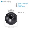 CoCud Thermoset Ball Knob M5 Female Thread 16mm Diameter Plastic