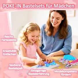 Craft Set Children from 4-6-8-10 Years: Girls Craft Gift 3 4 5 6 7 8 9 Years DIY Activity Princesses Birthday Gifts Creative Set for Children Girls Art Craft Case Toy