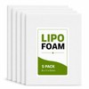 5 Pack Lipo Foam Pads, 8 x 11 x 0.5