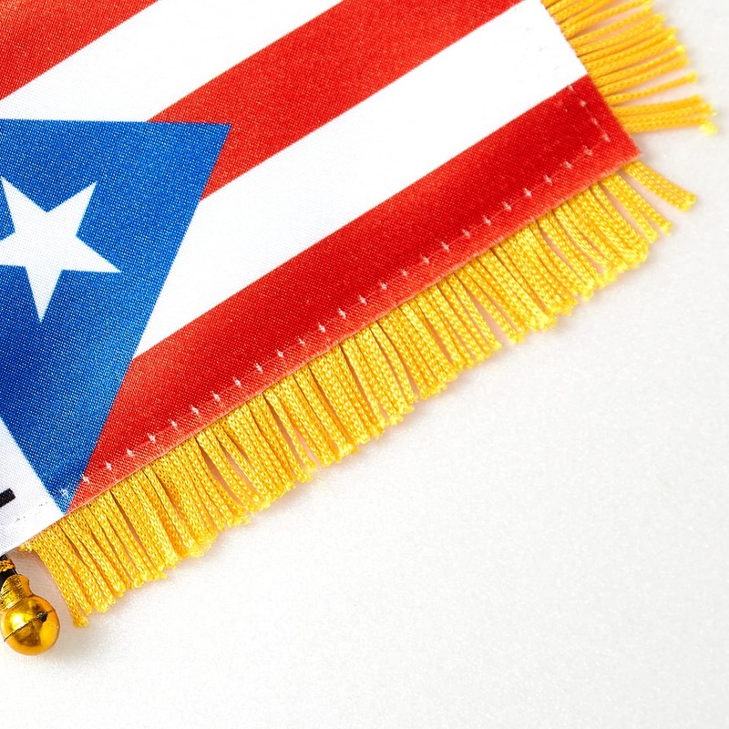 WXFCAI Puerto Rico Window Hanging Flag,Mini Puerto Rican Car Flag