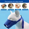 3 pcs Soft Dog Muzzle Dog Muzzle Adjustable Anti-Bite Anti-Barking