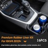 TOPINSTALL Accessorize Interior Liners Compatible with 2019-2024 2025 Toyota RAV4