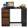 FURINNO Computer Study Writing Desk, Espresso, Model:15110EXBR