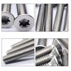 M6-1.0×35mm 304 Stainless Steel Countersunk Head Torx Screws 20pcs, Full