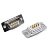 Willwewon 20Pcs DB9 Male RS232 D-sub Serial Solder Connector, Gold