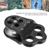 Climber Pulley, Wide Rope 30KN Hitch Climber Pulley for Climbing