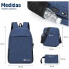 Bluelander 5 Sets Mochila Para Laptop Con Mochila Cruzada Y