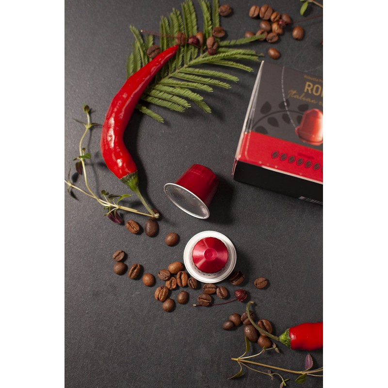 ‘Roma’ Strong Espresso for Nespresso | 100 Bold Aluminum Capsules