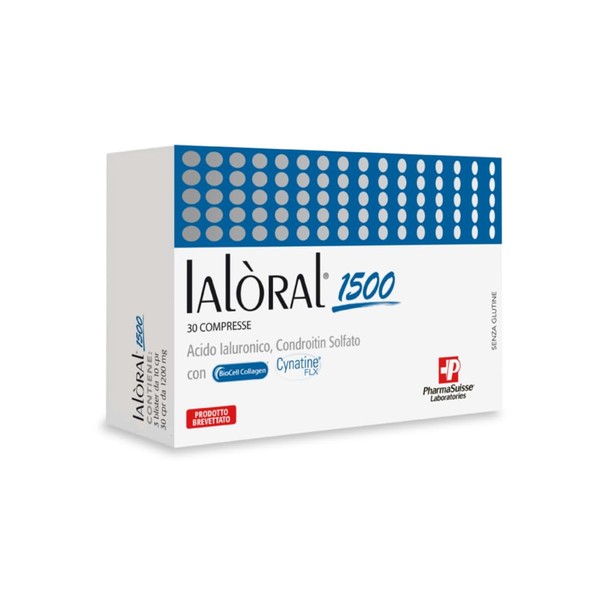Ialoral® 1500 Food Supplement for Joint Wellbeing – Based on BioCell Collagen® with High Content of Hyaluronic Acid, Chondroitin Sulfate, Manganese (30 Tablets)