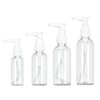Pack of 4 Plastic Pump Bottles in 30 ml, 50