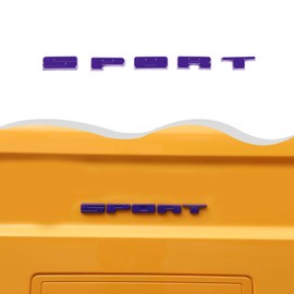 HTHE Tailgate Inserts Letters Trim for Ford Bronco Sport Emblems 2021 2022+ Tailgate Decal Letters Covers Trim Replacement Accessories Exterior Trim（ Purple,ABS 5pcs/Set）
