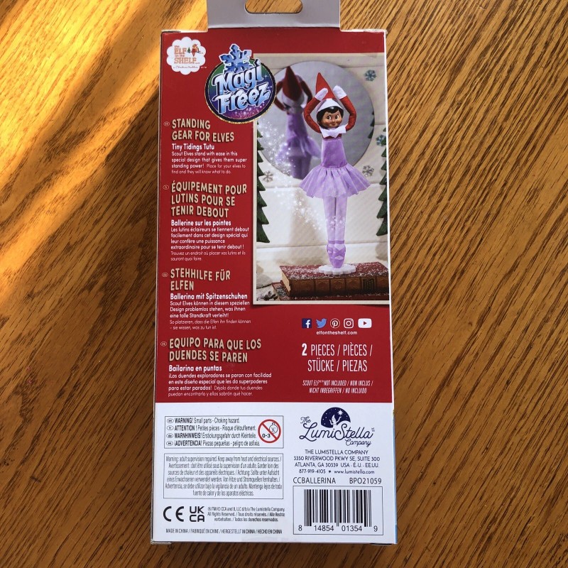 The elf on the shelf magi freez tiny tidings tutu