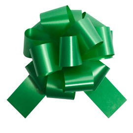12 PCS 6 Inch Green Pull Bows - Perfect for Gift Wrapping, Wedding Decor, Car Bows, Birthday Parties, Christmas and Valentine's Day