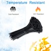Aroono 14 Inch Heavy Duty Black Zip Ties, for Indoor/Outdoor,