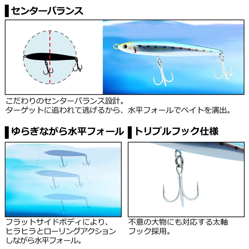 DAIWA Saltiga Offshore Lure, Oversear, 110S, Adel Keimura Green