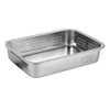 Stainless Steel Draining Rectangular Basin Vegetable Washing Drying Filter Basket