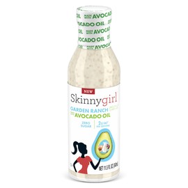 Skinnygirl Avocado Oil Salad Dressing, Garden Ranch, 11.5 Ounce