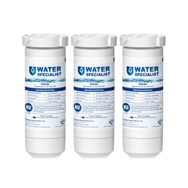 Waterspecialist XWF Replacement for GE® XWF, WR17X30702 Refrigerator Water Filter, NSF 42/372 Certified, Compatible with GE® GNE27, GFE26, GDE25, GSS25 Series Refrigerators, 3-Pack (Not XWFE®)