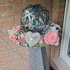 OrgMemory Garland Flower 180cm Wall Hanging Wisteria Artificial Rose Flower