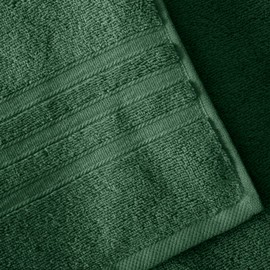 Catherine Lansfield Zero Twist Cotton 50x85 cm Hand Towel Forest Green
