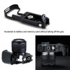 JJC EG-E1 Extension Metal Hand Grip Secure Handle Bracket for