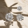 Jerler 10 Pcs 24MM Rhinestone Buttons Crystal Embellishments Sew on