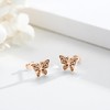 Twoowl Butterfly Stud Earrings 925 Sterling Silver Celtic Butterfly Earrings