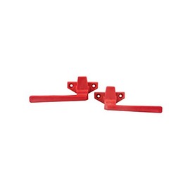 JR Products 81925 Emergency Window Latch Set , Red