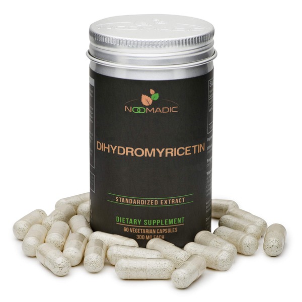 Noomadic Dihydromyricetin (DHM), 60 Capsules | 300mg Each, Also Known as Ampelopsin & Hovenia Dulcis Extract.