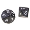 10PCS Polyhedral D10 Dice Acrylic 10 Sided Game Dice for