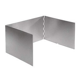 IHONYI Wind protection for gas stove, camping stove, aluminium camping stove, lightweight wind protection, camping, foldable camping stove, cookware for picnic, outdoor grill