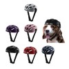 ZHIZHOUNEY Adjustable Safety Dog & Cat Helmets, ABS+Polyester, Black, S,