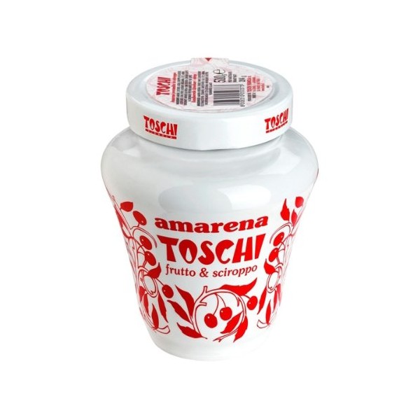 Toschi - Amarena (Black) Cherries - Frutto & Sciroppo, 3 - 18 oz. Jars